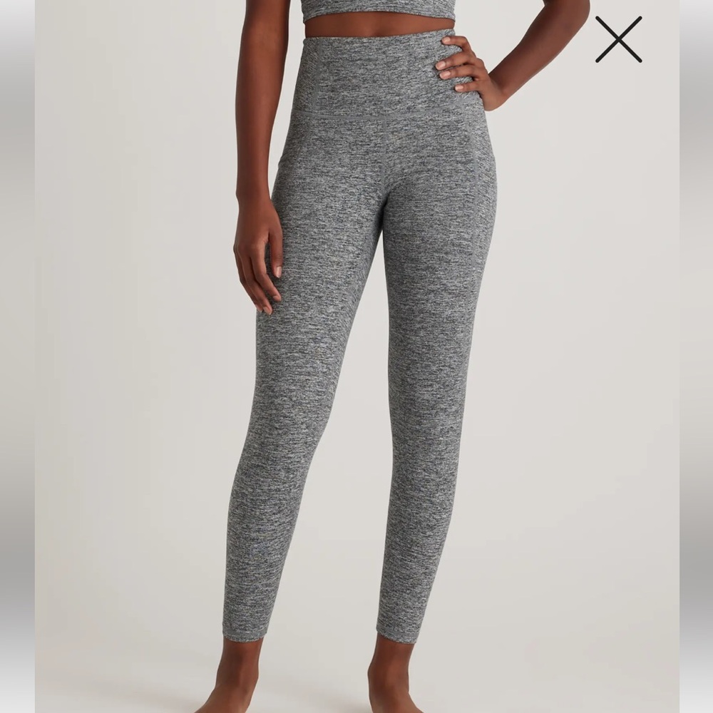 Quince Gray Ultra-Soft High-Rise Pocket Leggings